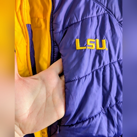 Columbia LSU Tigers Reversible Puffer Vest | Size Large - Picture 5 of 13